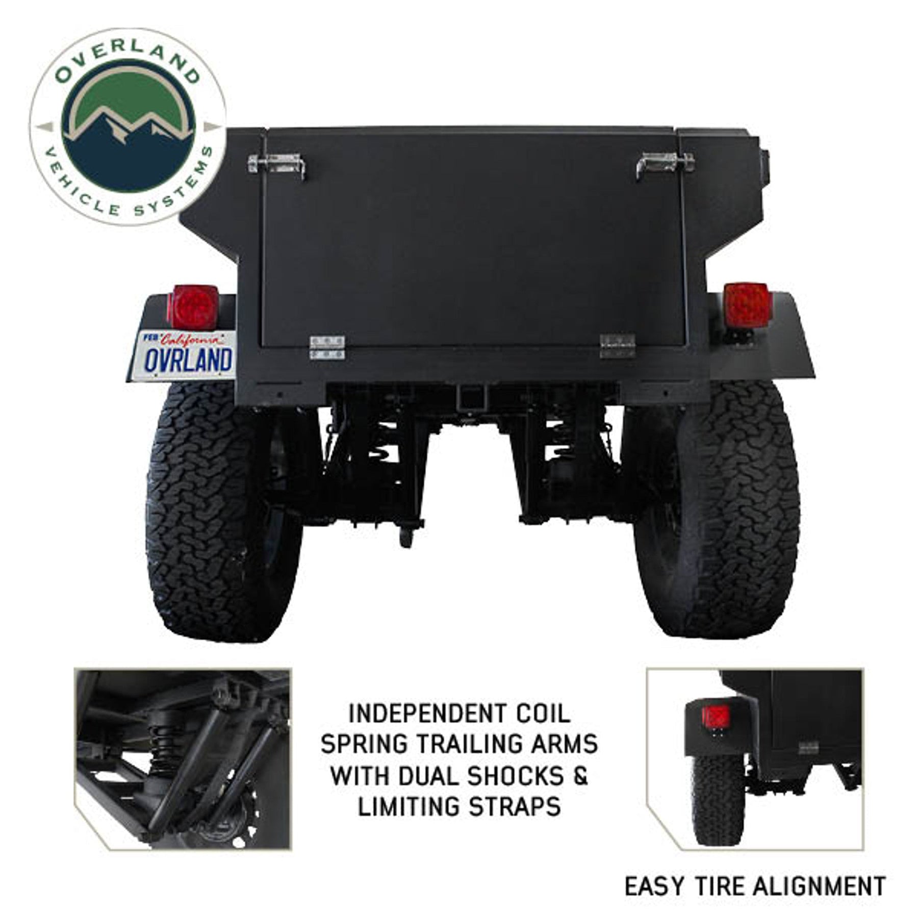 OVS Military Style Off Road Trailer Full Articulating Suspension - Recon Recovery