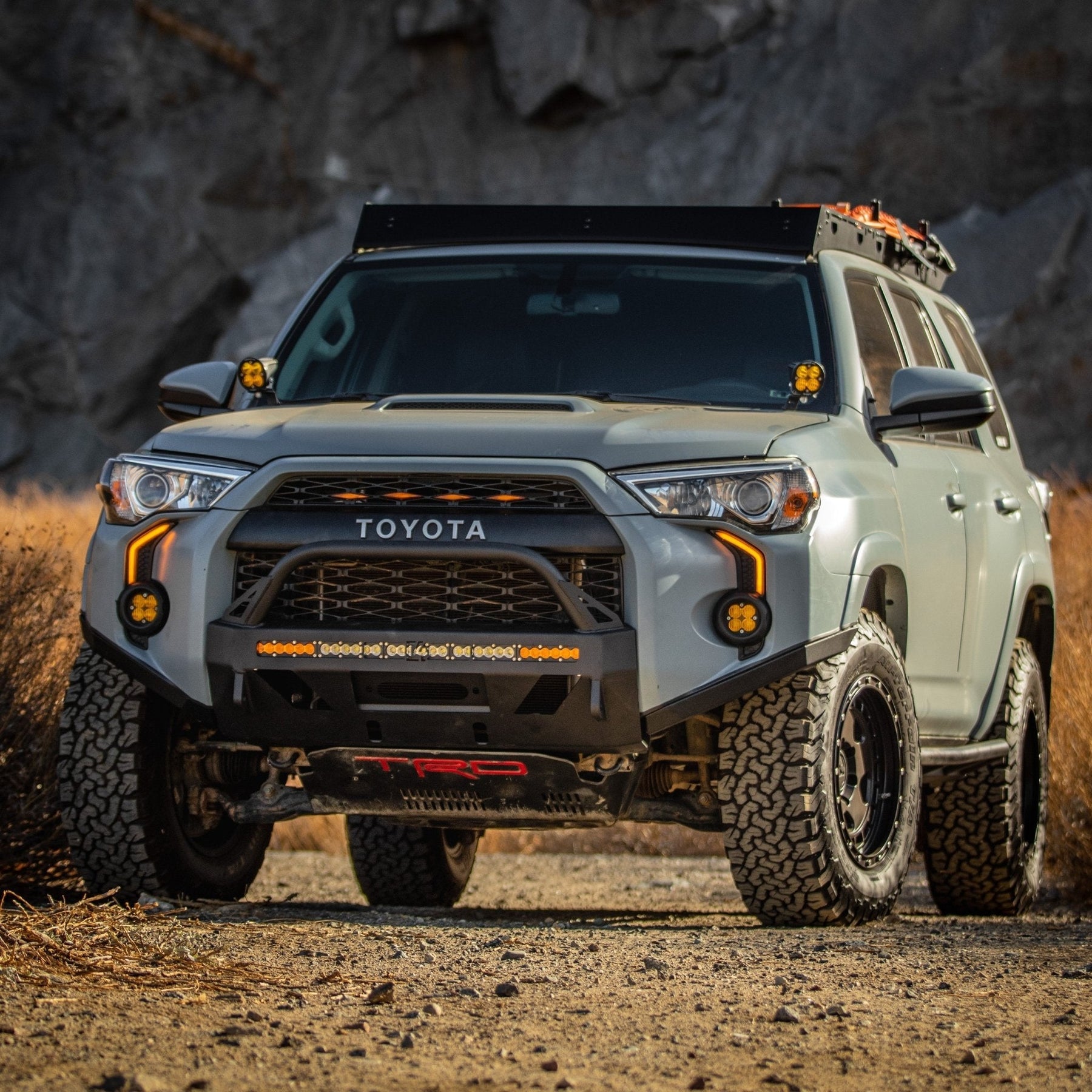 C4 Fabrication Lo-Pro Winch Bumper for 2014-2024 Toyota 4Runner - Recon Recovery