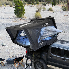 OVS XD Atlas Cantilever ABS Hard Shell Roof Top Tent, Blue Body & Black Rainfly