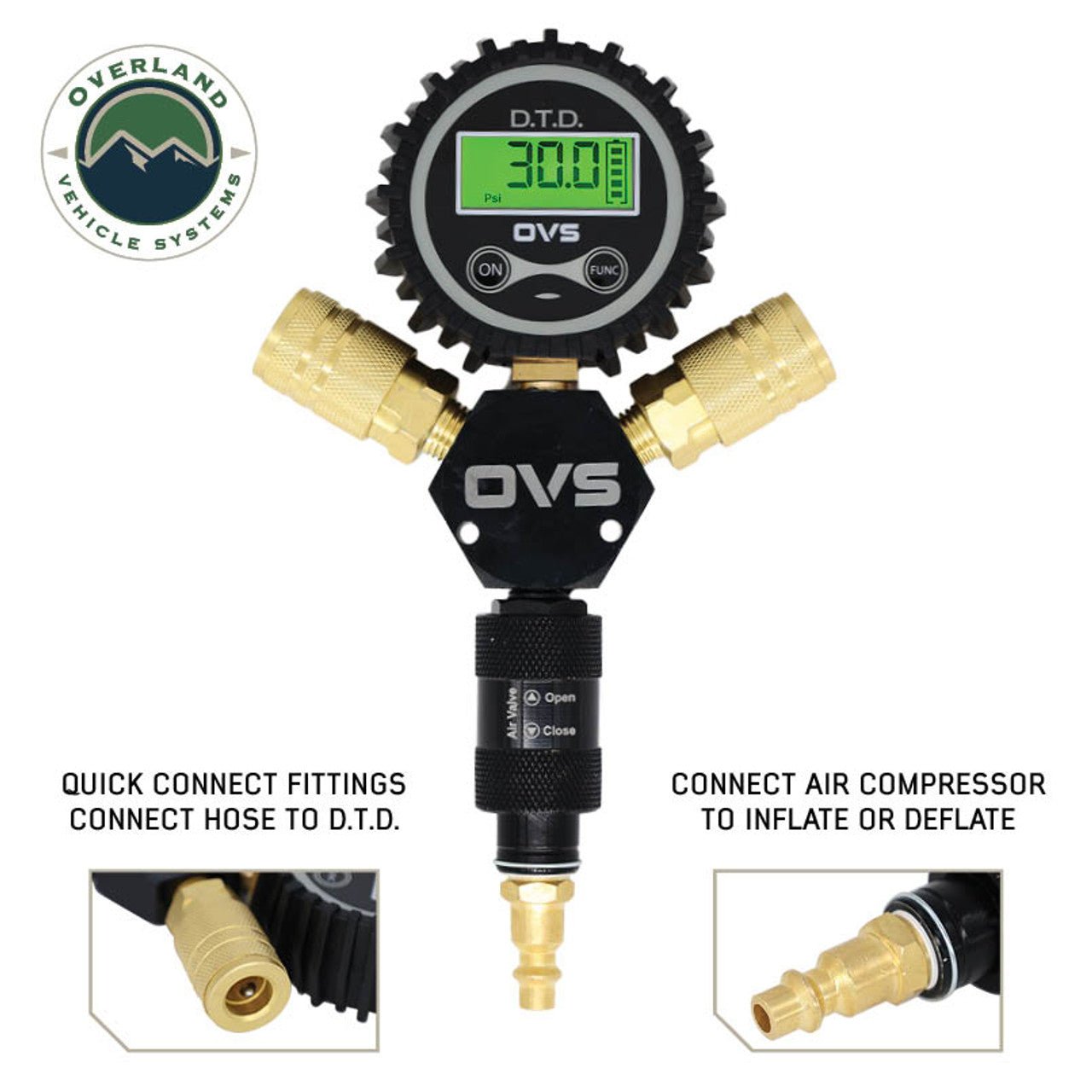 OVS Quick Tire Inflation / Deflation 2 Way System