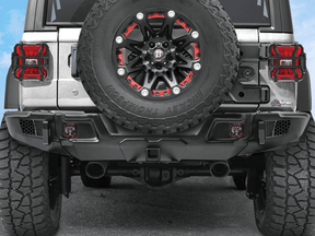 Smittybilt Stryker Modular Rear Bumper For 2018-2026 Jeep Wrangler JL - Recon Recovery