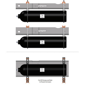 LOGIQ ReadyAir Frame Mounted Air Boost Tank + Mounting Hardware - Recon Recovery