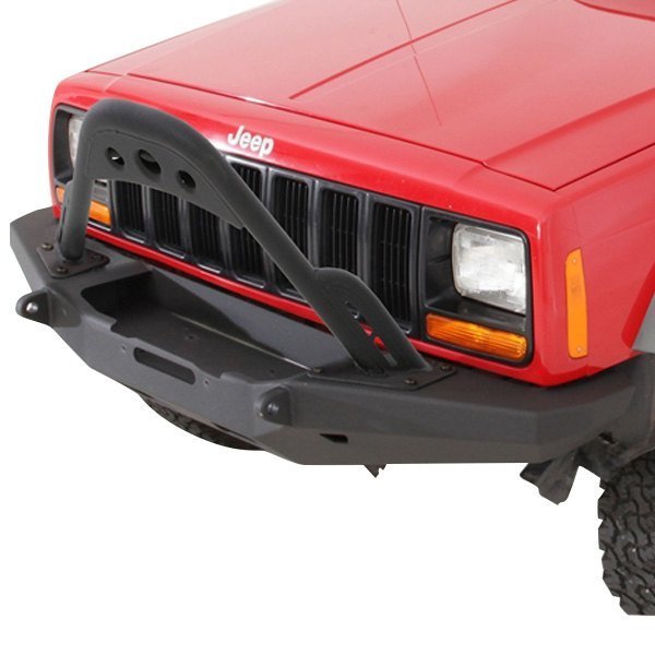 SmittyBilt XRC Full Width Winch Front Bumper for 1984-2001 Jeep Cherokee XJ