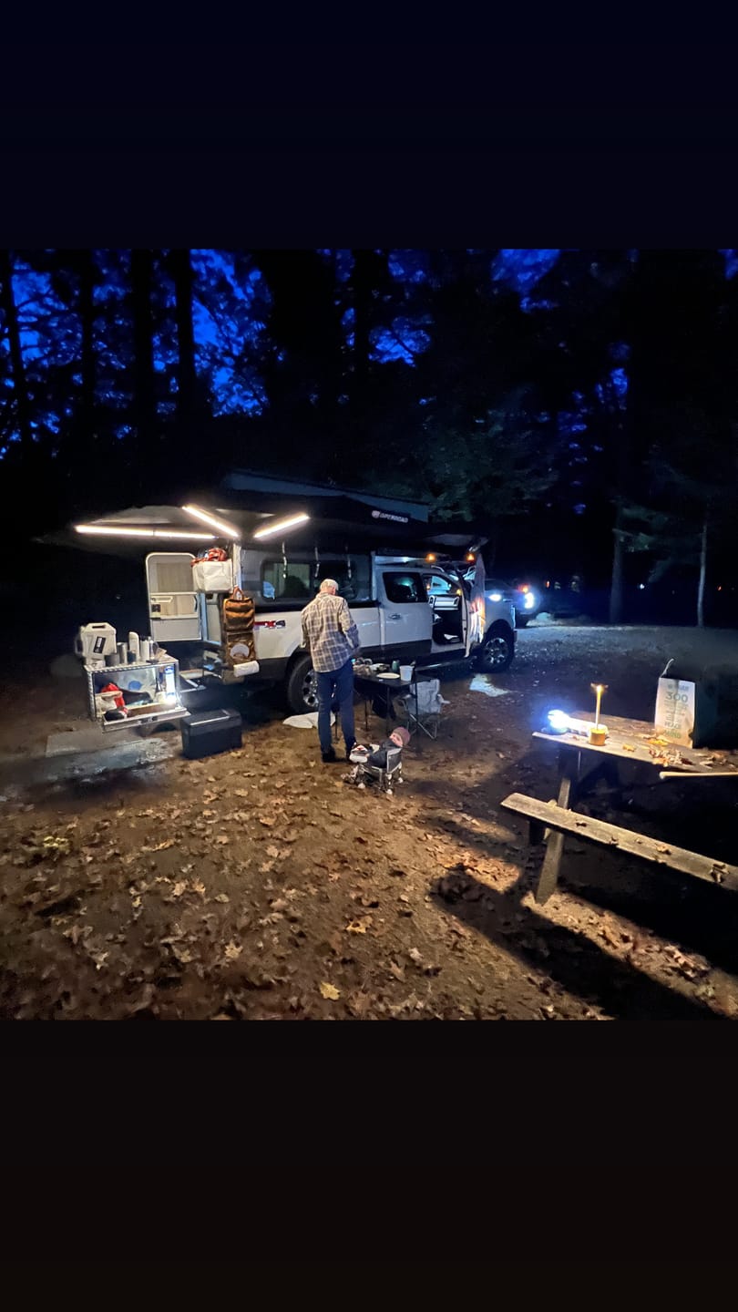 Openroad Plus Size 270 Degree Free Standing Overland Awning With LEDs & Mounting Hardware