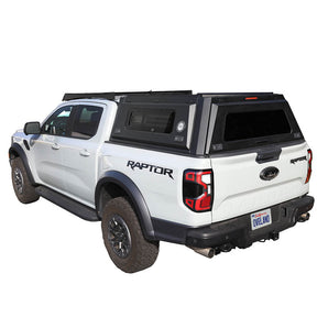 OVS Expedition PRO+ Stainless Steel Truck Cap with Full Windows for 2024-2026 Ford Ranger