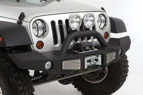 SmittyBilt XRC Atlas Front Winch Bumper for 2007-2018 Jeep Wrangler JK - Recon Recovery