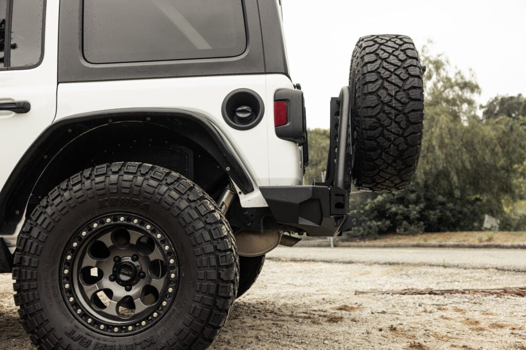 Smittybilt XRC Atlas Rear Bumper & Tire Carrier Combo For 2018-2026 Jeep Wrangler JL - Recon Recovery