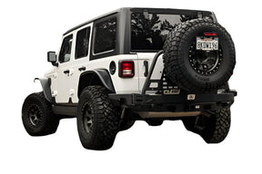 Smittybilt XRC Atlas Rear Bumper & Tire Carrier Combo For 2018-2026 Jeep Wrangler JL - Recon Recovery