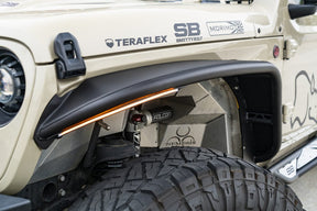 Smittybilt Front XRC Tube Fender Pair For 2018-2026 Jeep Wrangler JL & Gladiator JT - Recon Recovery