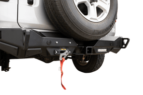 Smittybuilt XRC Gen3 Rear Winch Bumper with Hitch for 2018+ Jeep Wrangler JL