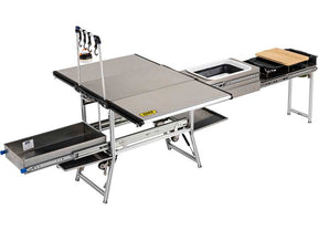 Smittybilt All-in-One Outdoor Kitchen Station - Fold-Up Stainless Steel Camp Kitchen