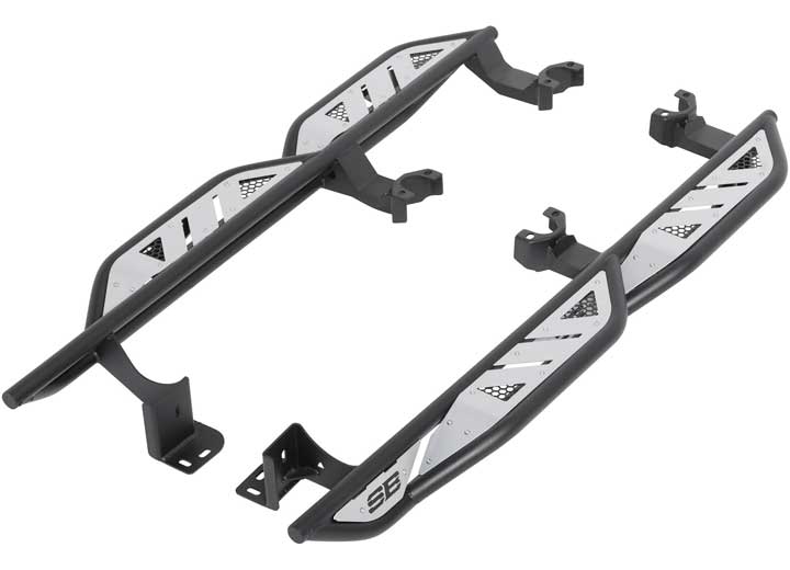 Smittybilt Apollo Sliders With Step For 2018-2025 Jeep Wrangler JL - Recon Recovery