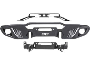 Smittybilt Apollo High Clearance Front Bumper for Jeep Wrangler JK JL JT – Winch Ready