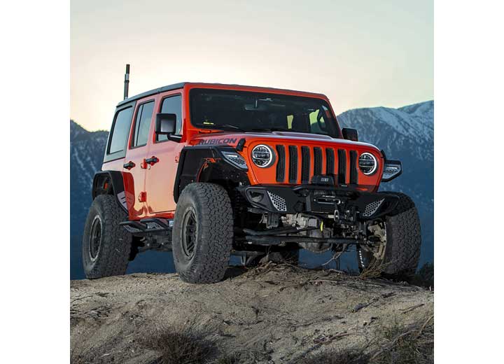 Smittybilt Apollo High Clearance Front Bumper for Jeep Wrangler JK JL JT – Winch Ready