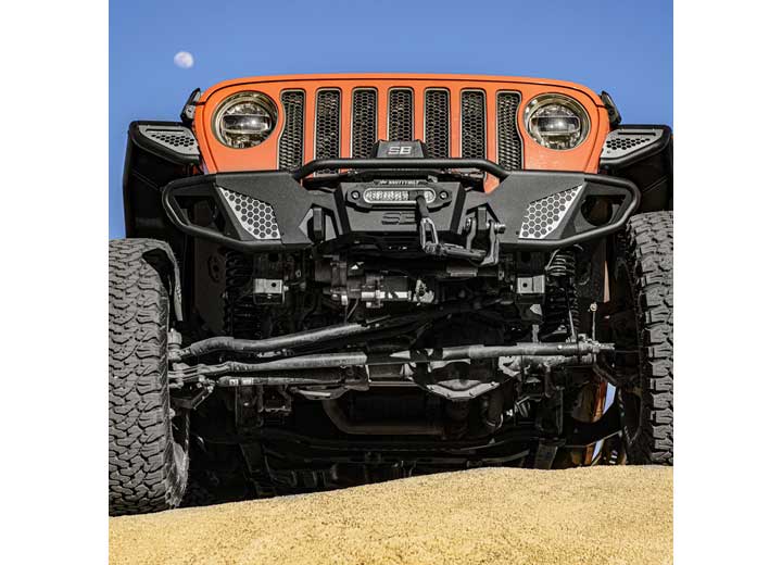 Smittybilt Apollo High Clearance Front Bumper for Jeep Wrangler JK JL JT – Winch Ready