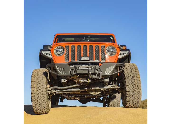 Smittybilt Apollo High Clearance Front Bumper for Jeep Wrangler JK JL JT – Winch Ready