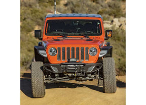Smittybilt Apollo High Clearance Front Bumper for Jeep Wrangler JK JL JT – Winch Ready