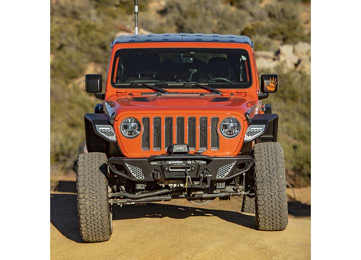 Smittybilt Apollo High Clearance Front Bumper for Jeep Wrangler JK JL JT – Winch Ready