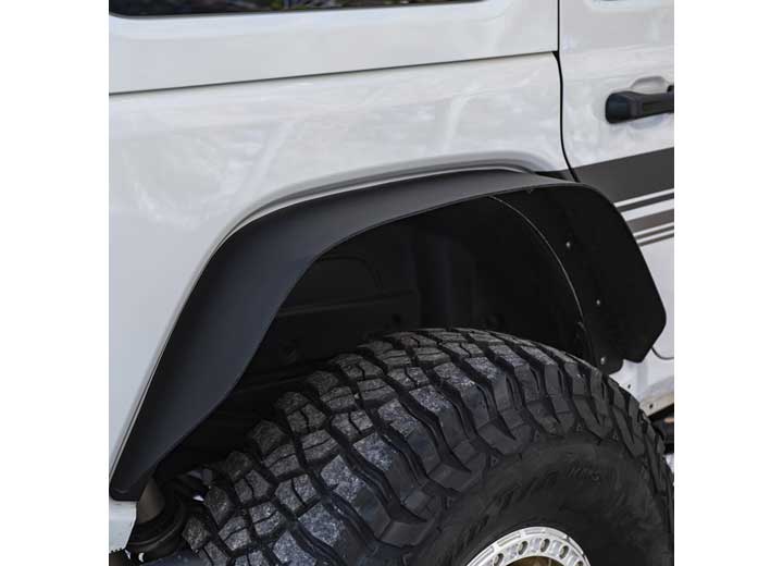 Smittybilt XRC High Clearance Flat Fender Flare Set of 4 For 2018 - 2025 Jeep Wrangler JL - Recon Recovery