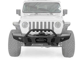 Smittybilt Atlas Full Width Front Bumper For 2018-2025 Jeep Wrangler JL - Recon Recovery