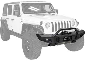 Smittybilt Atlas Full Width Front Bumper For 2018-2025 Jeep Wrangler JL - Recon Recovery