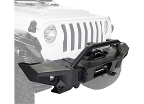 Smittybilt Atlas Full Width Front Bumper For 2018-2025 Jeep Wrangler JL - Recon Recovery