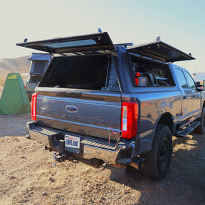 OVS Expedition Stainless Steel Bed Cap with Wing Doors for 2023-2026 Ford F-250 & F-350