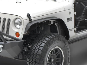 Smittybilt XRC Steel Flat Fender Flare Kit for 2007-2018 Jeep Wrangler JK (Set of 4)
