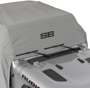 SmittyBilt Water Resistant Cab Cover with Door Flaps for 2018-2026 Jeep Wrangler JLU