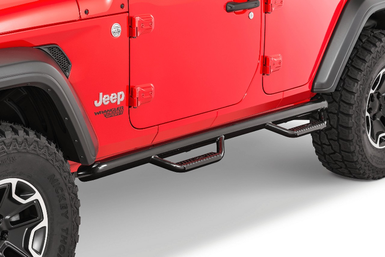 Smittybilt Nerf Step Side Bars For 2018-2025 Jeep Wrangler JL - Recon Recovery