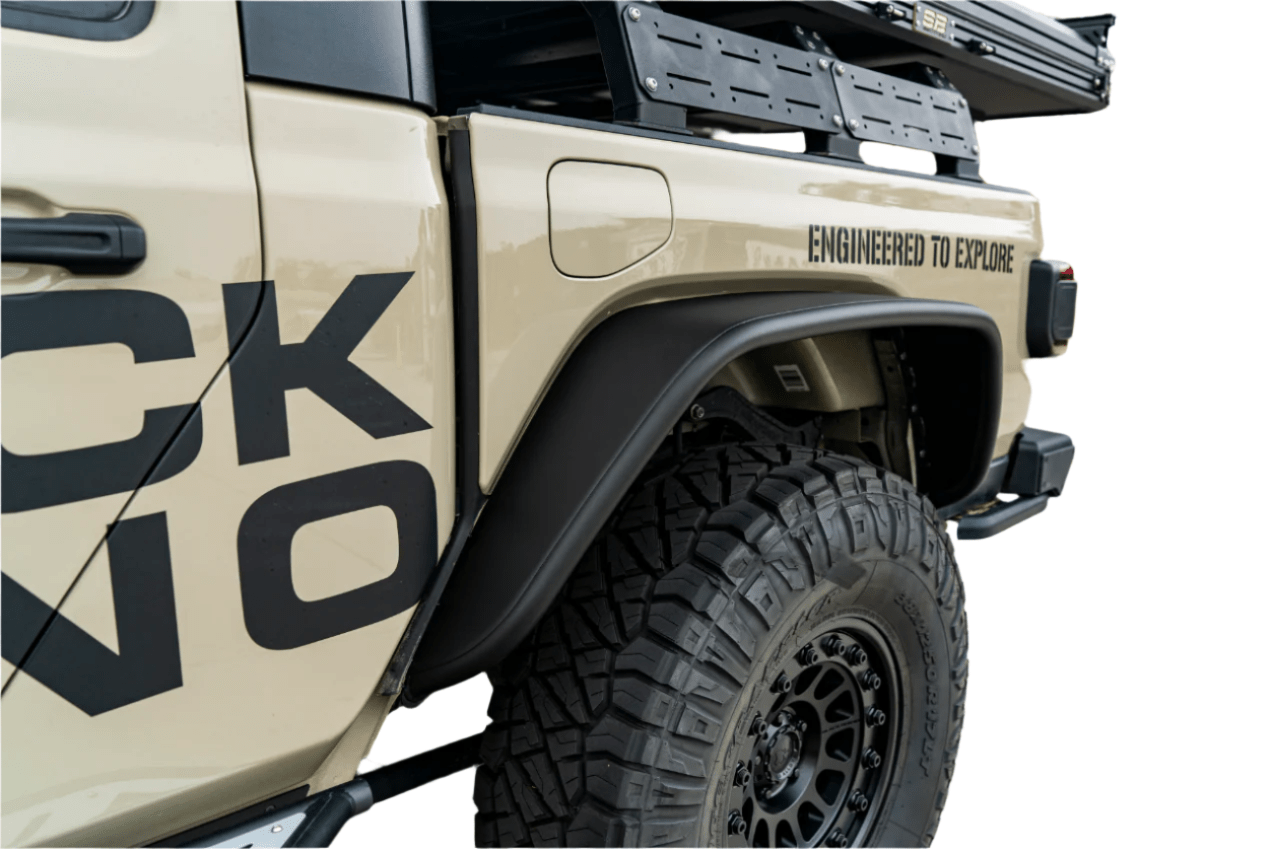 Smittybilt Rear XRC Tube Fender Pair For 2018-2026 Jeep Wrangler JL - Recon Recovery