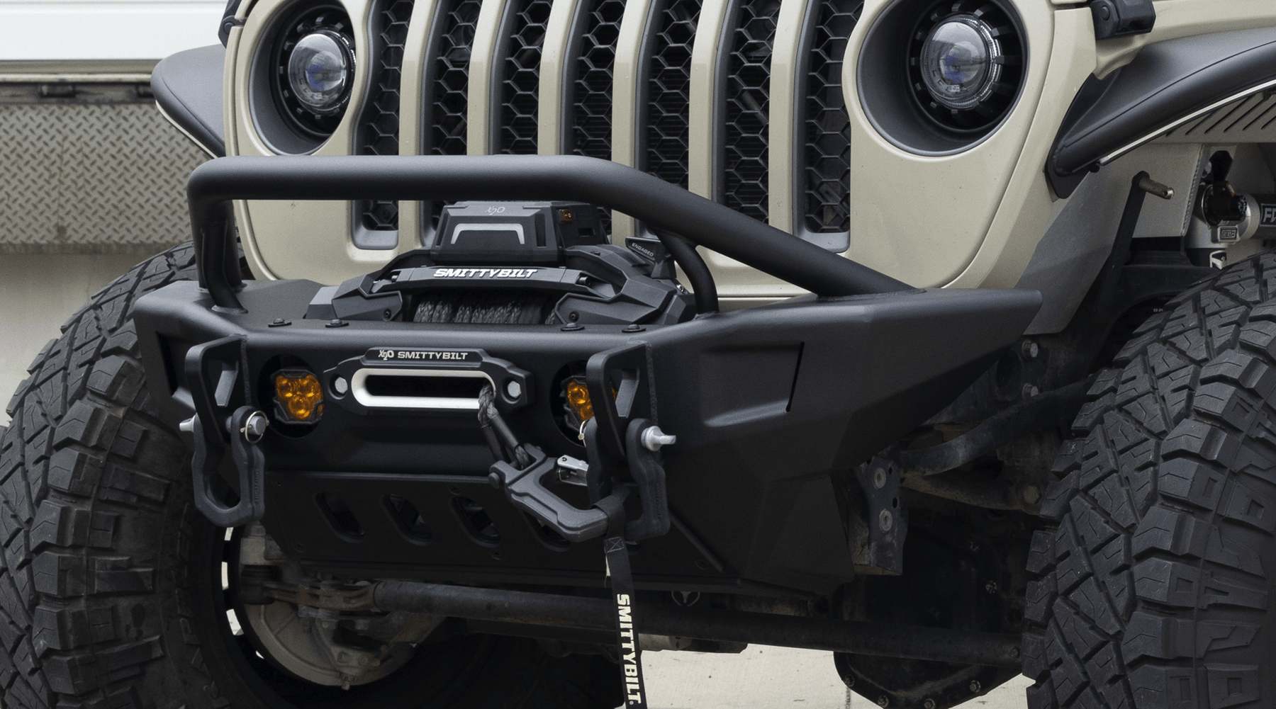 Smittybuilt XRC Gen3 Front Bumper for 2007-2025 Jeep Wrangler JK JL & Gladiator JT