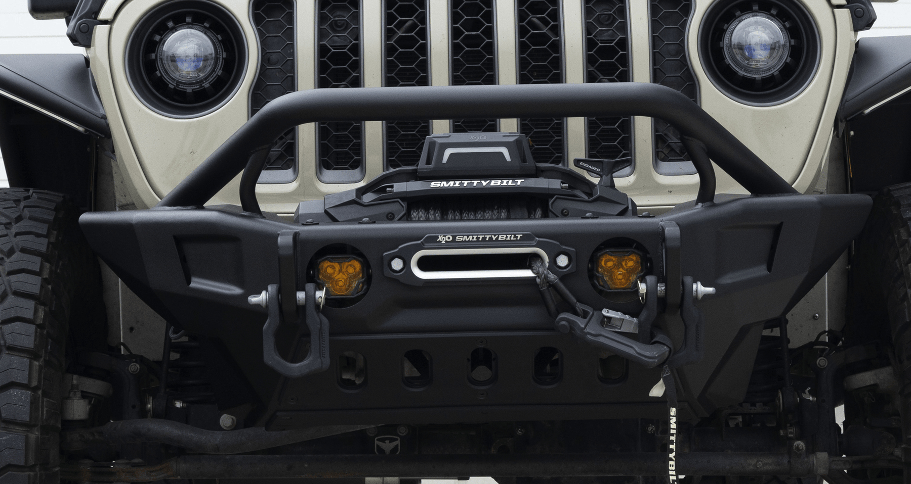 Smittybuilt XRC Gen3 Front Bumper for 2007-2025 Jeep Wrangler JK JL & Gladiator JT