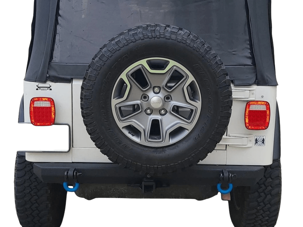 SmittyBilt SRC Classic High Clearance Rear Bumper for 1988-2003 Jeep Wrangler YJ TJ LJ