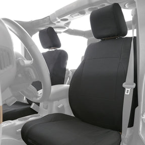 Smittybilt Black Neoprene Seat Cover Set Front & Rear For 2013 - 2018 Jeep Wrangler JK - Recon Recovery