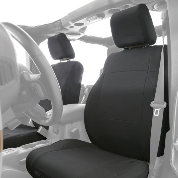 Smittybilt Black Neoprene Seat Cover Set Front & Rear For 2013 - 2018 Jeep Wrangler JK - Recon Recovery