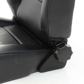 Smittybilt Factory Replacement Black Vinyl Seats For 1976 - 2003 Jeep Wrangler - Recon Recovery