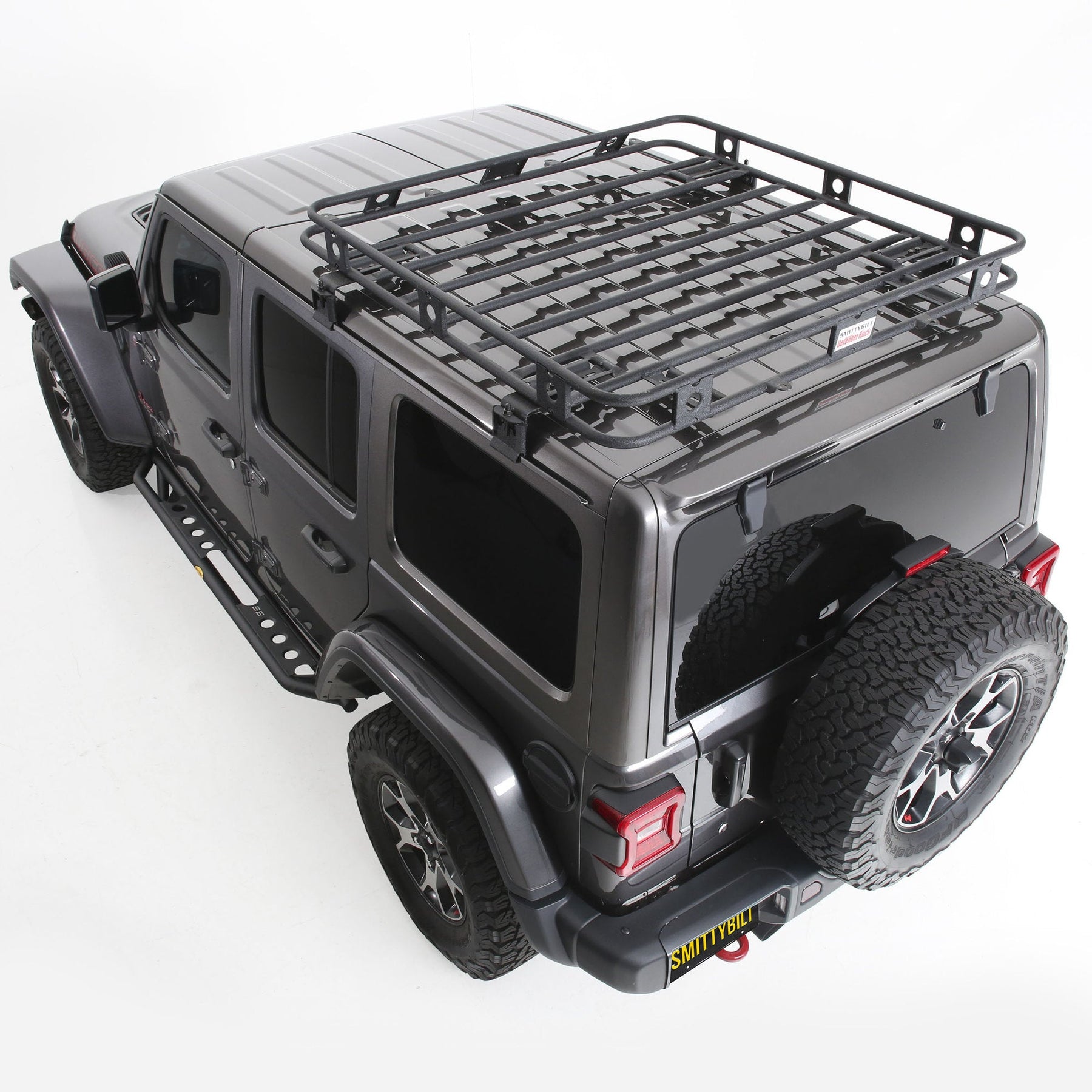 Smittybilt One Piece Defender Overland Roof Rack 2018-2025 Jeep Wrangler JL - Recon Recovery