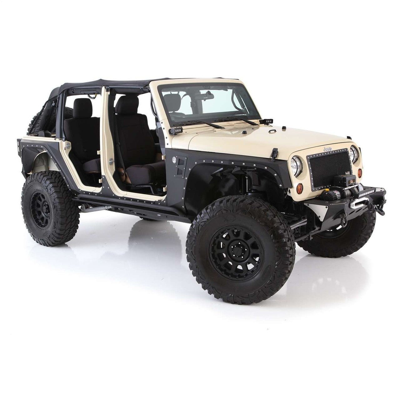 Smittybilt XRC Gen 1 Front Fender Flares for 2008-2018 Wrangler JK (Pair) - Recon Recovery