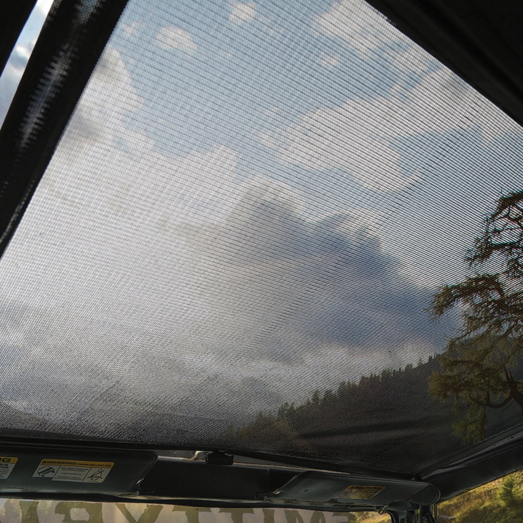 SmittyBilt Extended Bikini Shade Top w/ Skylights for 2018-2026 Jeep Wrangler JL 4 Door