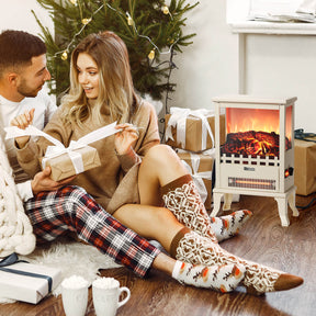(Open Box) Suburbs TS17Q Electric Fireplace Stove Heater