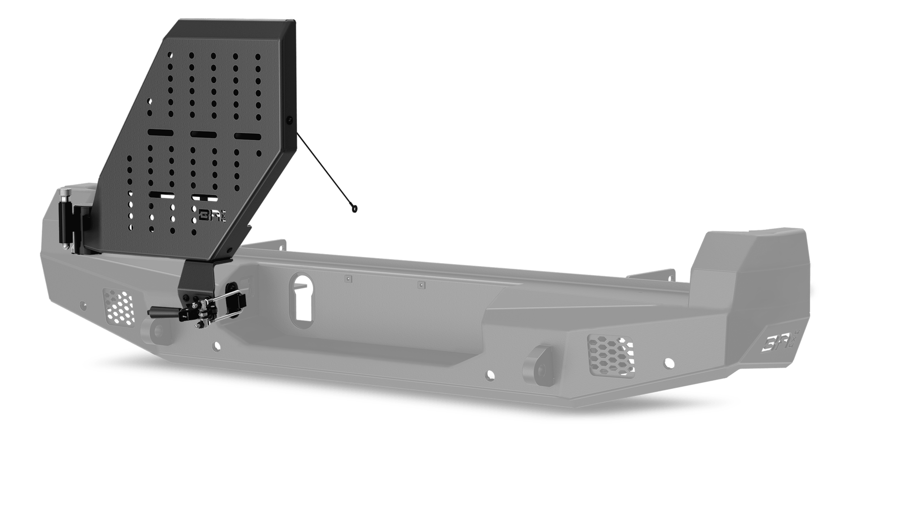 Body Armor 4x4 Pro Series II Driver Side Swingout for 2016-2023 Toyota Tacoma