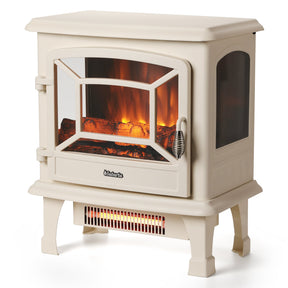 (Open Box) Suburbs TS20-SD Electric Fireplace Stove Heater with Sound