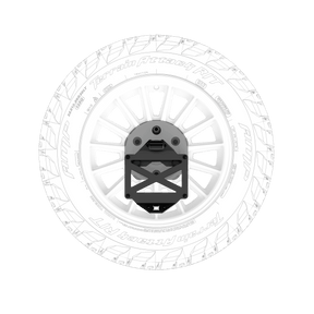 Body Armor 4x4 Pro Series II Tire Carrier with License Plate Holder for Tacoma & 4Runner