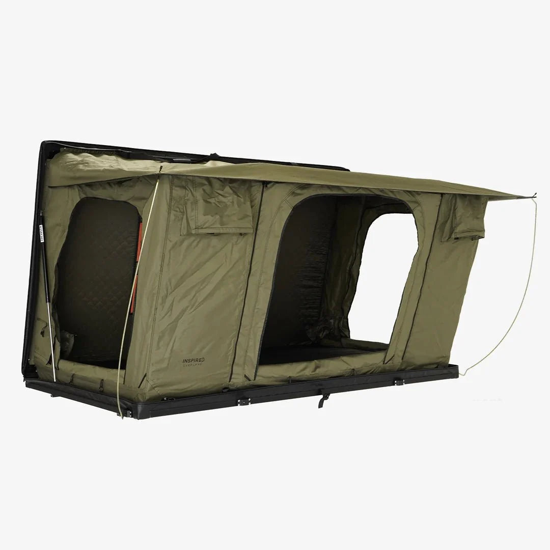 Inspired Overland Trailpeak Rooftop Tent | Ultralight Side-Opening Roof Tent (84 lbs)