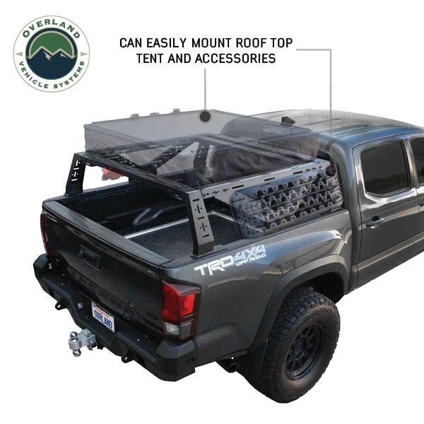 OVS Mid Height Overland Bed Rack for All Mid Size Trucks Universal Fitment - Recon Recovery