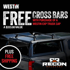 Westin Automotive EXP Bolt on Aluminum Bed Cap for 2020-2026 Ram 2500 & 3500 6.4' Bed
