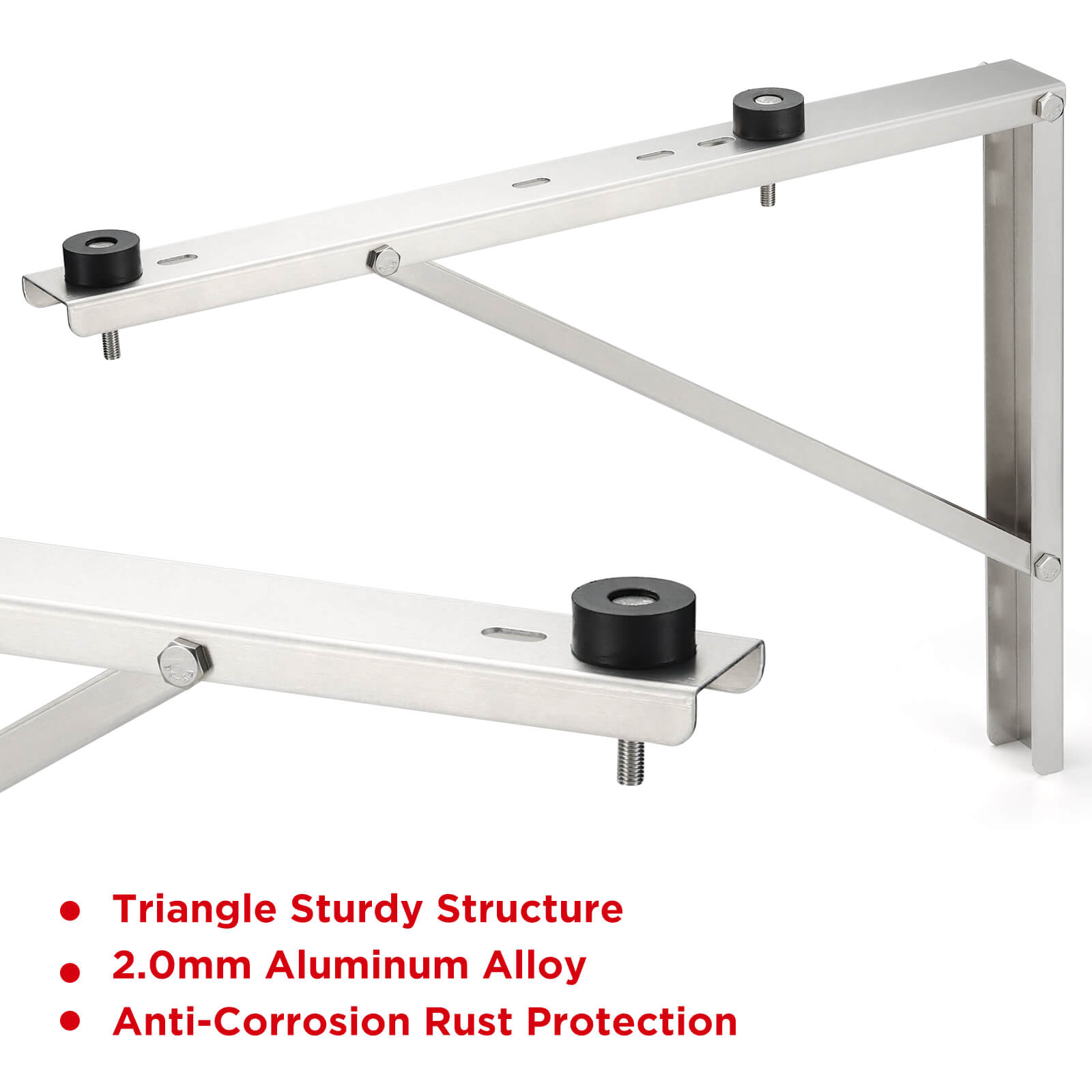 (Open Box) Wall Mounted Aluminum Bracket for Mini Spilt AC