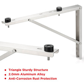 (Open Box) Wall Mounted Aluminum Bracket for Mini Spilt AC