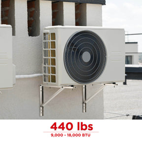 (Open Box) Wall Mounted Aluminum Bracket for Mini Spilt AC